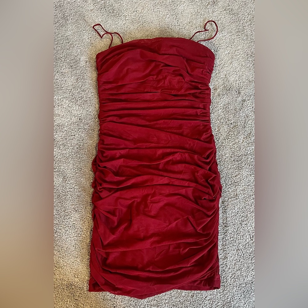 Princess Polly Mini dress (maroon)
